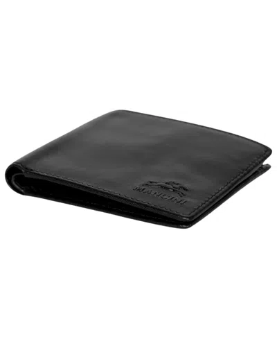 Mancini Men's Bill-fold Wallet In Black