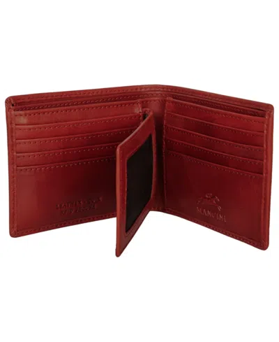 Mancini Men's Bill-fold Wallet In Brown