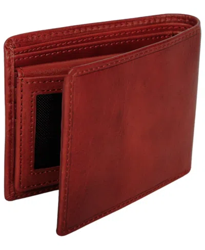 Mancini Men's Bill-fold Wallet In Brown