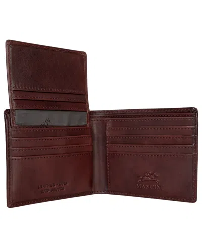 Mancini Men's Bill-fold Wallet In Brown