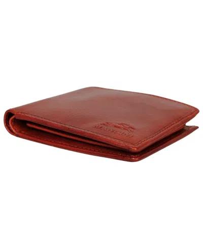 Mancini Men's Bill-fold Wallet In Brown