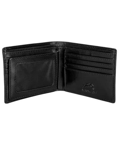 Mancini Men's Bill-fold Wallet In Black