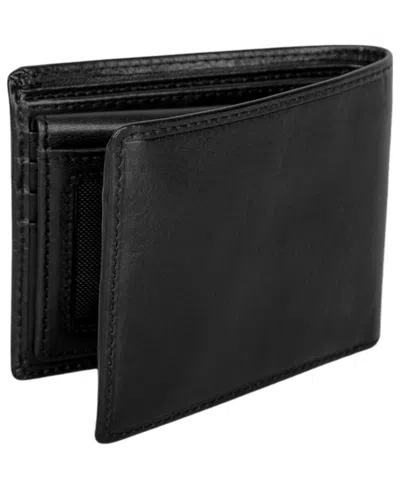 Mancini Men's Bill-fold Wallet In Black