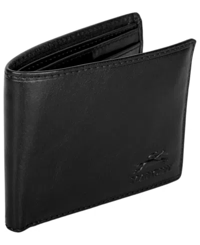 Mancini Men's Bill-fold Wallet In Black