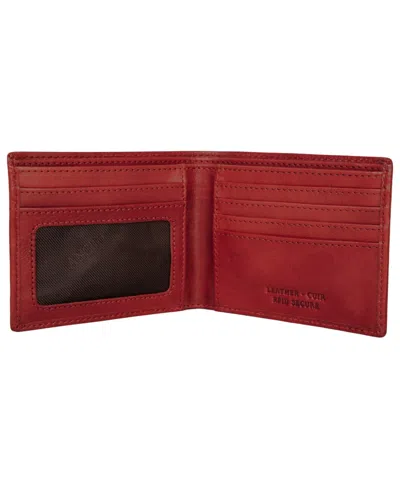 Mancini Men's Bill-fold Wallet In Brown