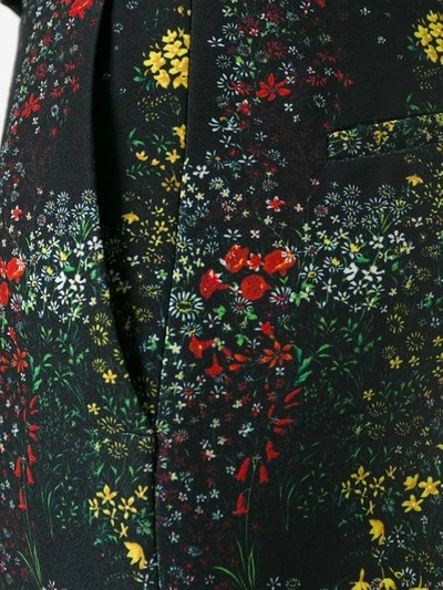 Shop Marco De Vincenzo - Floral Print Cropped Trousers