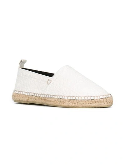 Shop Loewe Embossed Espadrilles