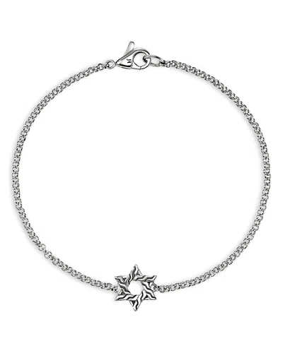 John Hardy Sterling Silver Jh Essential Star Of David Bracelet In Metallic