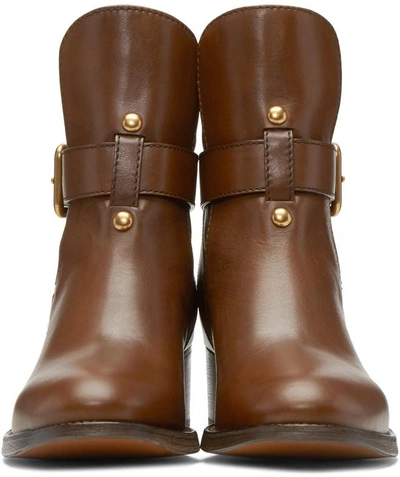 Shop Chloé Brown Max Boots