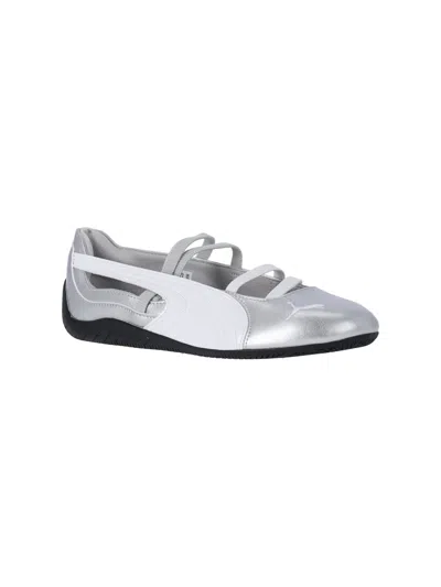 Puma Speedcat Ballet Metallic Women S Shoes In Silver