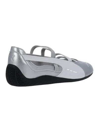 Puma Speedcat Ballet Metallic Women S Shoes In Silver