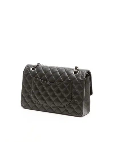 Chanel Classic Medium Double Flap Bag In Black