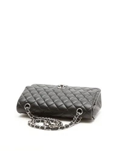 Chanel Classic Medium Double Flap Bag In Black