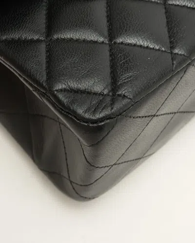 Chanel Classic Medium Double Flap Bag In Black