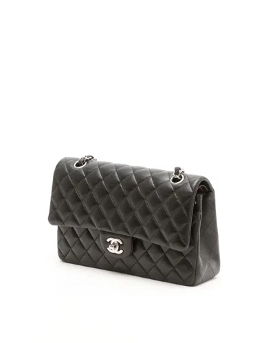 Chanel Classic Medium Double Flap Bag In Black