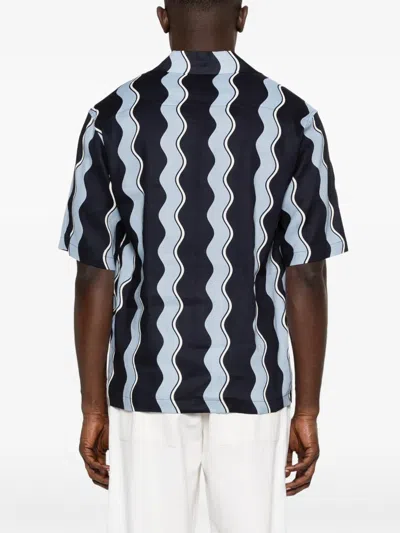Sandro Buttoned Shirt In Blue