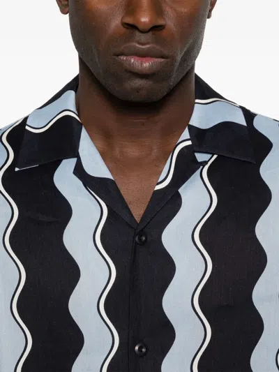 Sandro Buttoned Shirt In Blue