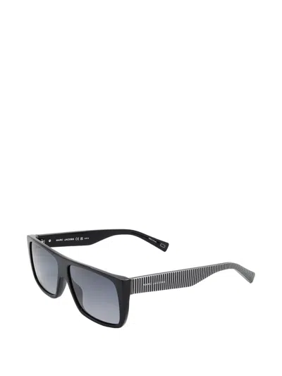 Marc Jacobs Rectangle-frame Sunglasses In Black