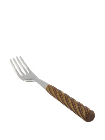 Capdeco Ellipse Dinner Fork In Brown