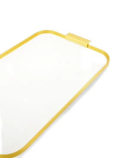 Kaymet Handle Edge Tray In White