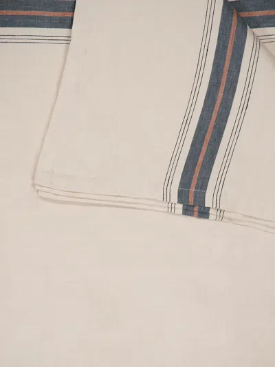 Libeco Striped Tablecloth In Neutral