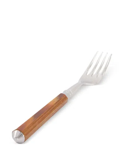 Capdeco Wood Dinner Fork In Brown