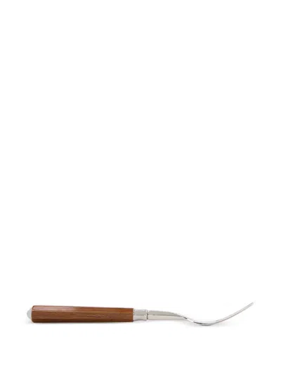 Capdeco Wood Dinner Fork In Brown