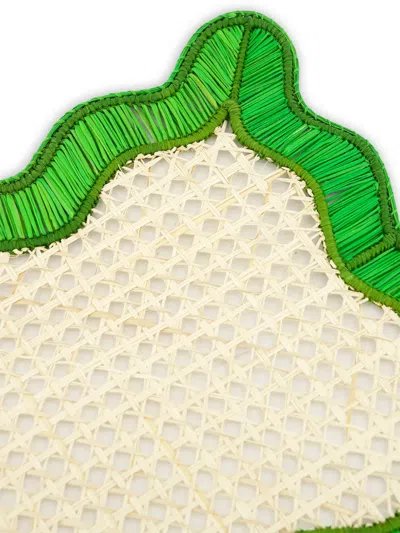 Coro Cora Wavy Rectangular Placemat In Neutral