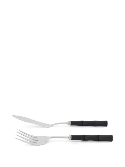 Capdeco Byblos Fish Server Set In Black