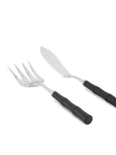 Capdeco Byblos Fish Server Set In Black