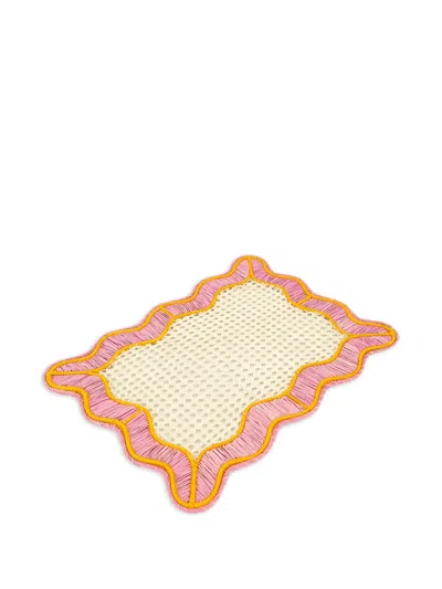 Coro Cora Wavy Rectangular Placemat In Multi