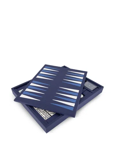 Hector Saxe Grained Multi-game Set In Blue