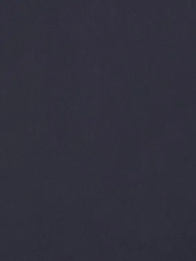 Canali Regular Fit Shirt In Navy Blue Stretch Cotton