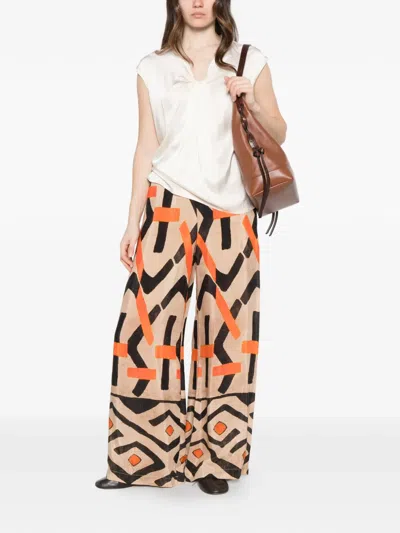 Dixie Twisted Blouse In Neutral