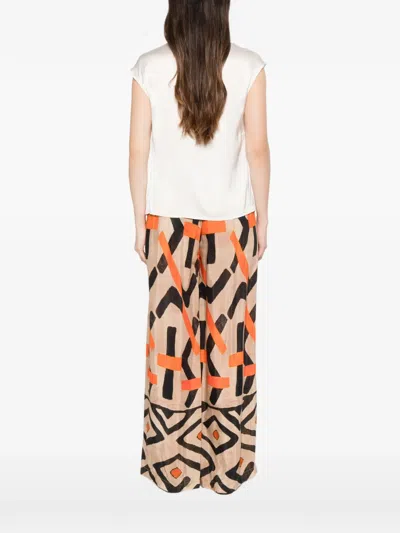 Dixie Twisted Blouse In Neutral