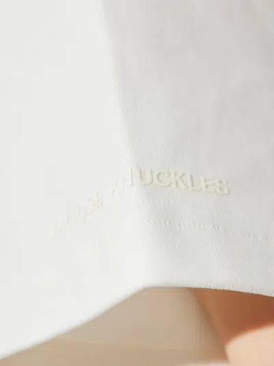 Moose Knuckles Logo-print T-shirt In White