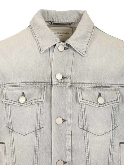 Jacob Cohen Buttoned Flap-pocket Jacket In Brown