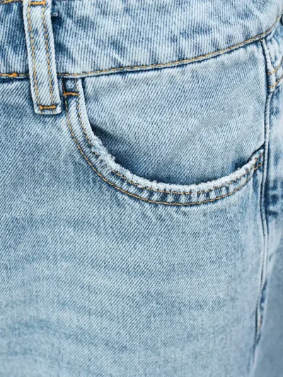 Icon Denim Tiny Belt-loop Jeans In Blue