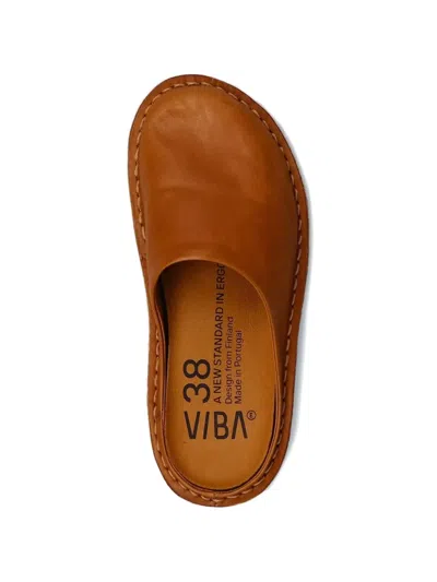 Vibae Roma Leather Mules In Multi
