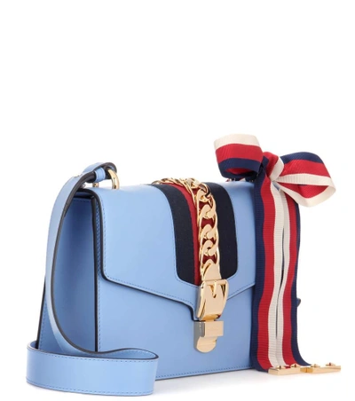 Shop Gucci Sylvie Leather Shoulder Bag In Cl.s.llu