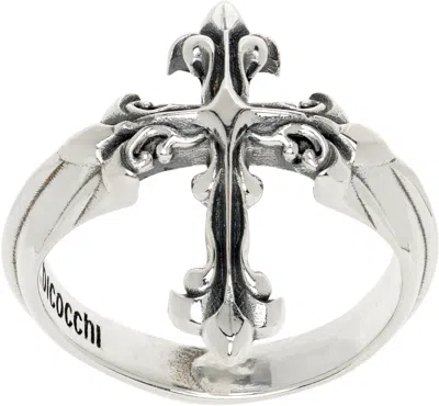 Emanuele Bicocchi Avelli Cross Ring In Silver