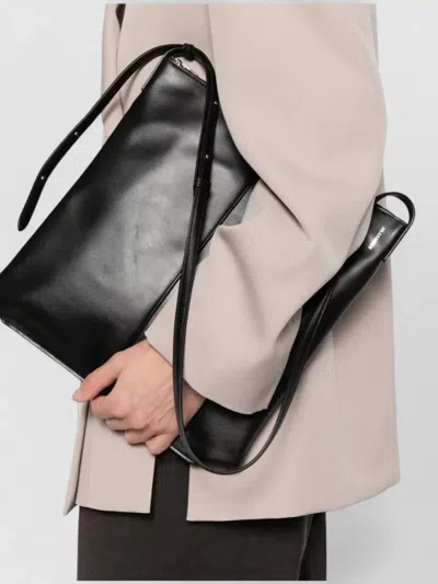 Jil Sander Linea Rectangular Crossbody Bag Adjustable Strap