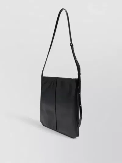 Jil Sander Linea Rectangular Crossbody Bag Adjustable Strap