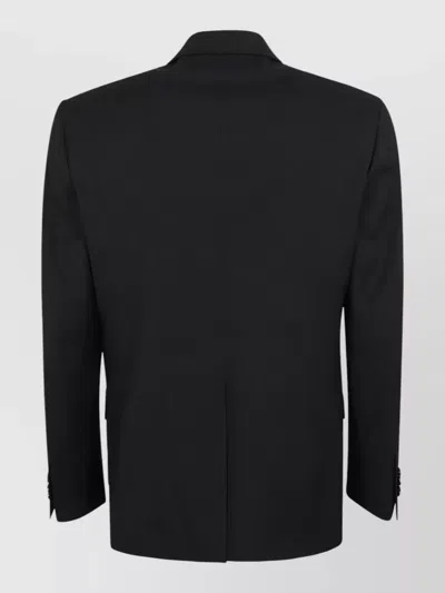 Lardini Wool Suit In Black