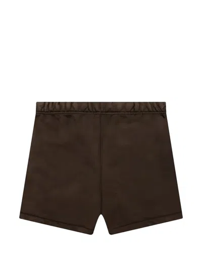 Essentials Elasticated Shorts In Brown