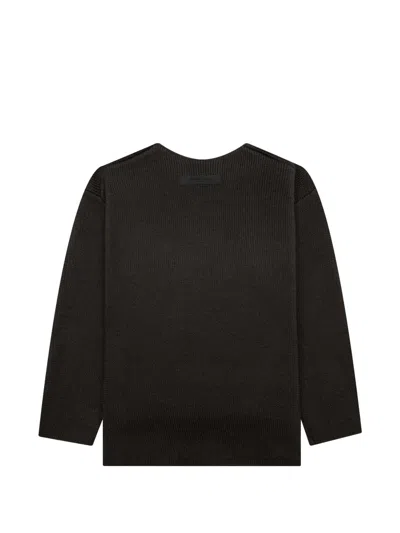 Essentials Logo-patch Sweater In Black