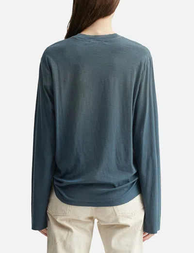 Acne Studios Logo T-shirt In Blue