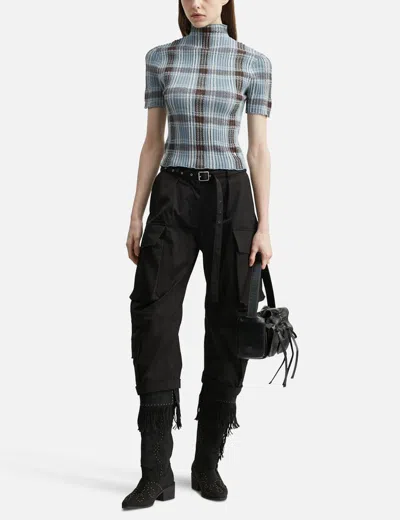 Acne Studios Wool Turtleneck Sweater In Blue