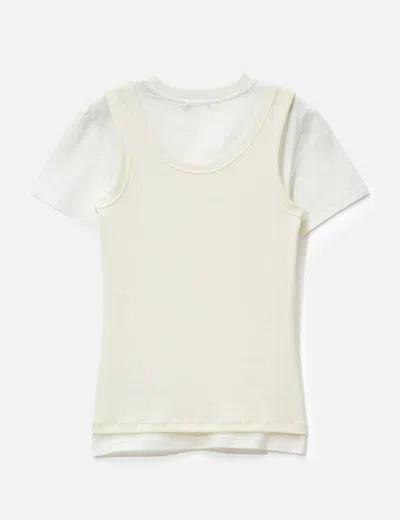 Acne Studios Layered T-shirt In White