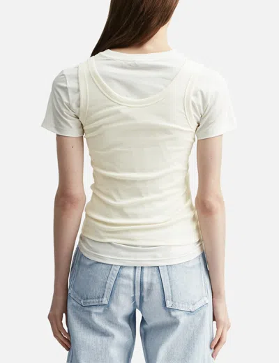 Acne Studios Layered T-shirt In White
